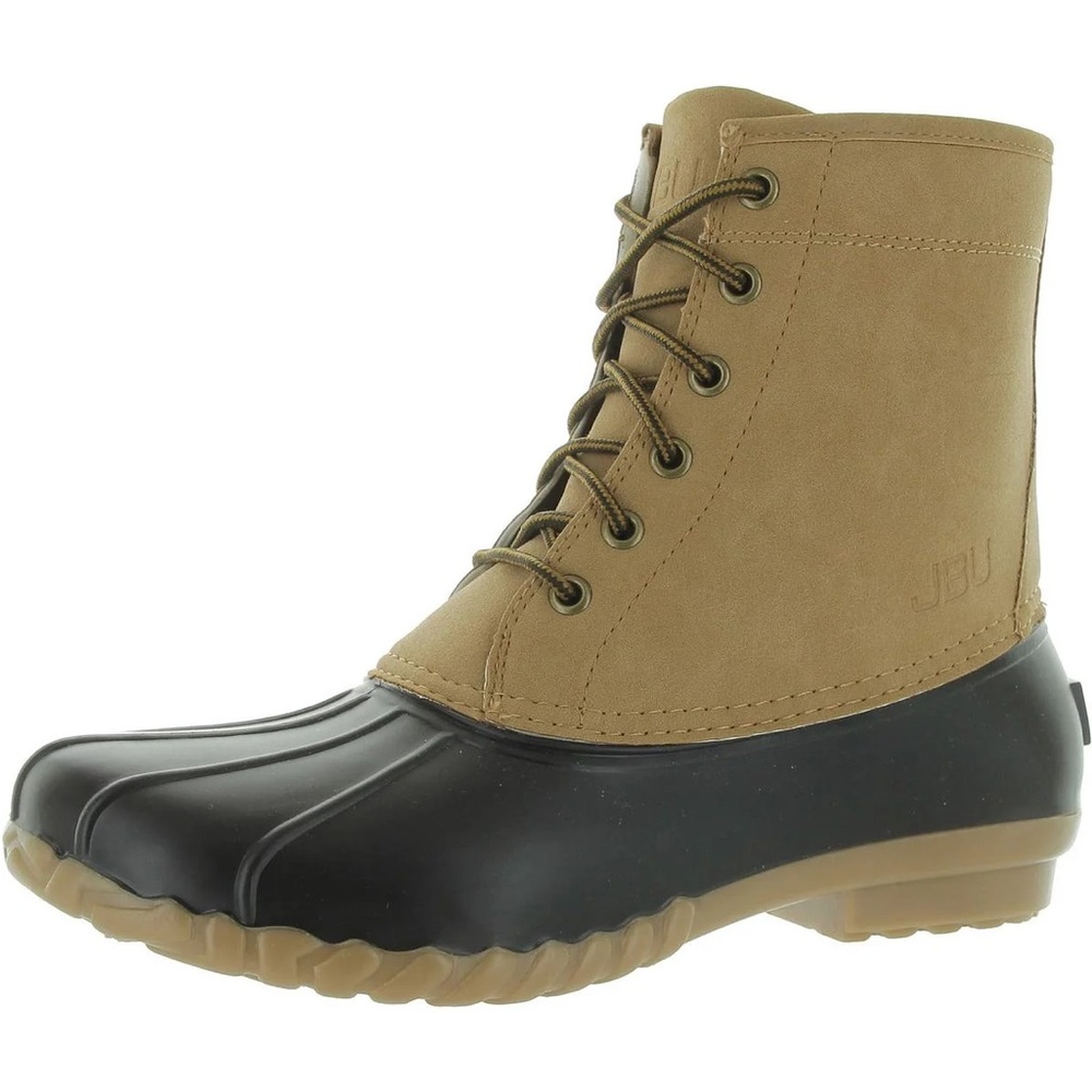 NWB JBU by Jambu Men's Maine Faux Leather Outdoor Duck Boots Size 13
